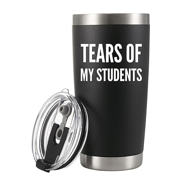 Panvola Tears Of My Students Vacuum Insulated Tumbler Teacher Gifts From Student Funny College Professor Dad Mom Son