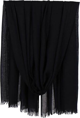 LMVERNA Women Summer Scarf Large Long Line Beach Shawl Lightweight with Fringed Headscarf Gauze Shawl and Wrap