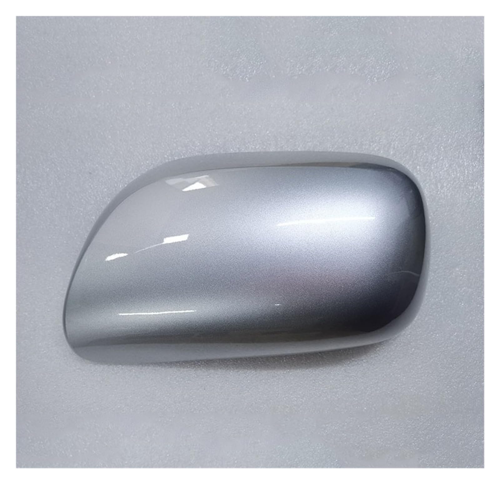 STUIJKVSZ Door Mirror Covers Caps For Toyota Yaris 2006-2011 Rearview Cover Reverse Shell Case Housing Side Wing Cover(Silver Left)