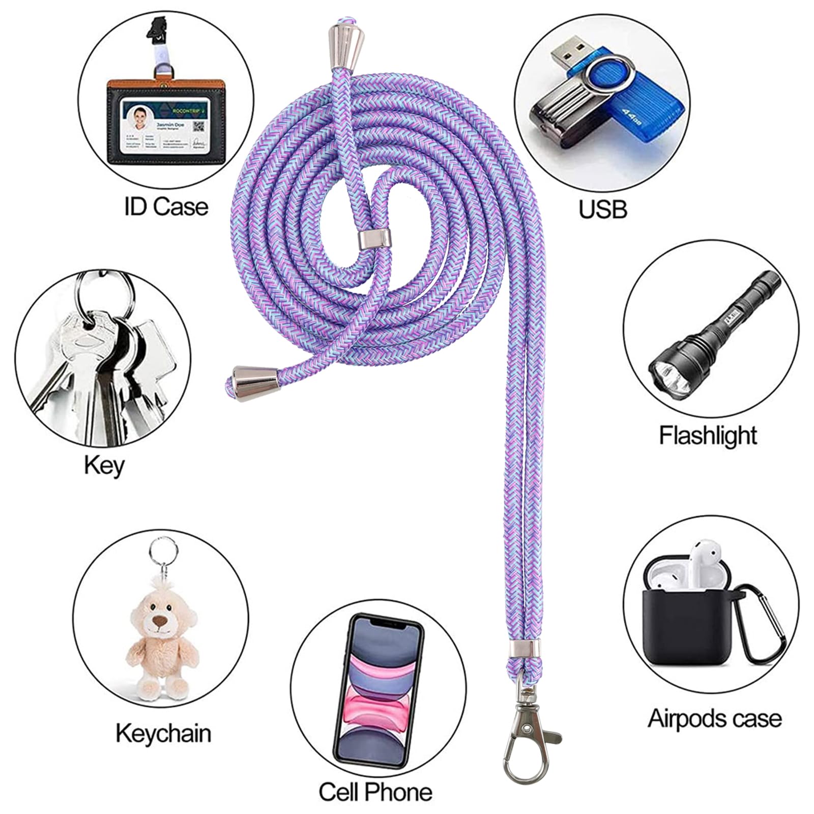 COCASES Cordon Telephone Portable, Tour De Cou Telephone Universelle