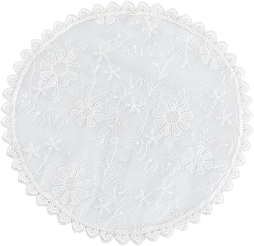 Miniatura 4 de PAMOR Velos de primera comunión para niñas de encaje capilla velo de mantilla velo de iglesia para bautismo católico círculo redondo