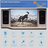 Vista 4 de [Antideslumbrante] Protector de pantalla de vidrio templado prémium para Ford Bronco 2021 2022 2022 2023 2024 2025 Accesorios de infoentretenimiento