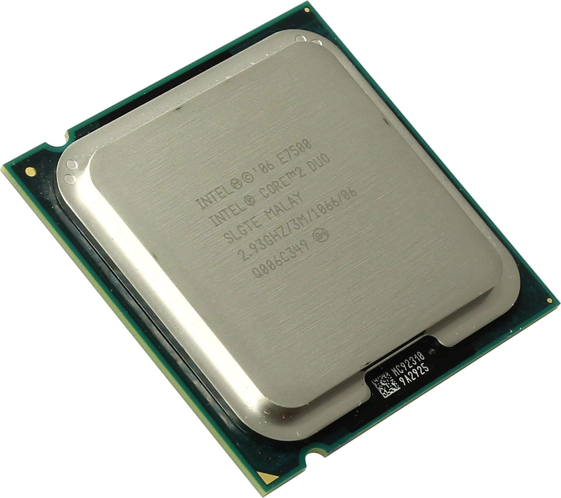 Intel Core 2 Duo E7500 2.93GHz 3M/1066 SLGTE Socket 775 CPU Processor+Ther Paste (Renewed)