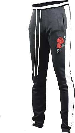 SCREENSHOT-Checker Pattern Track Pants Mens Premium Urban Fashion Streetwear Bottoms - Straight Fit
