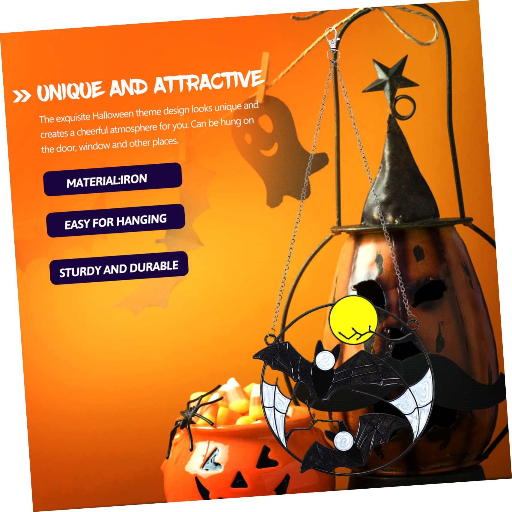 Alipis 5 Pezzi Proposti Decorazioni Per La Casa Con Ciondolo A Forma Di Pipistrello Per La Casa Decorazioni Di Halloween Per Interni Pipistrello Di Halloween Da Appendere Ornamento