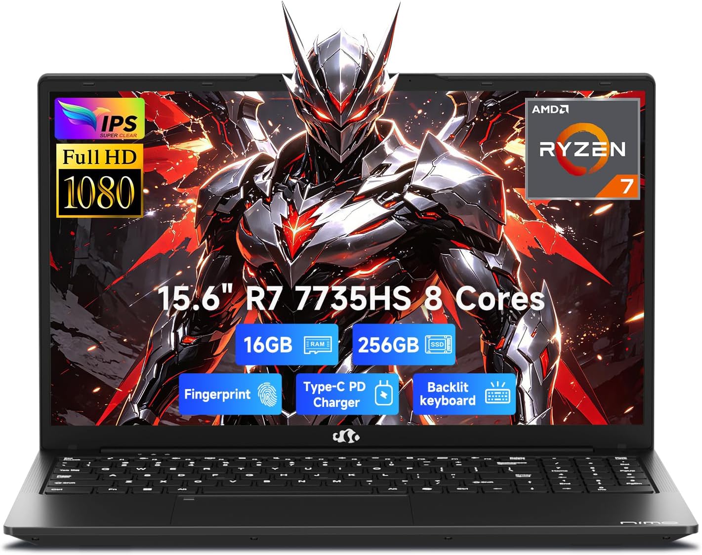 NIMO Gaming Laptop, AMD Ryzen 7...