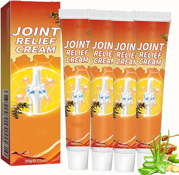 Hbesty Ultra Strength Joint Relief Cream, Advanced Relief Gel, Non-Greasy & Fast Absorbing (4 Pcs)