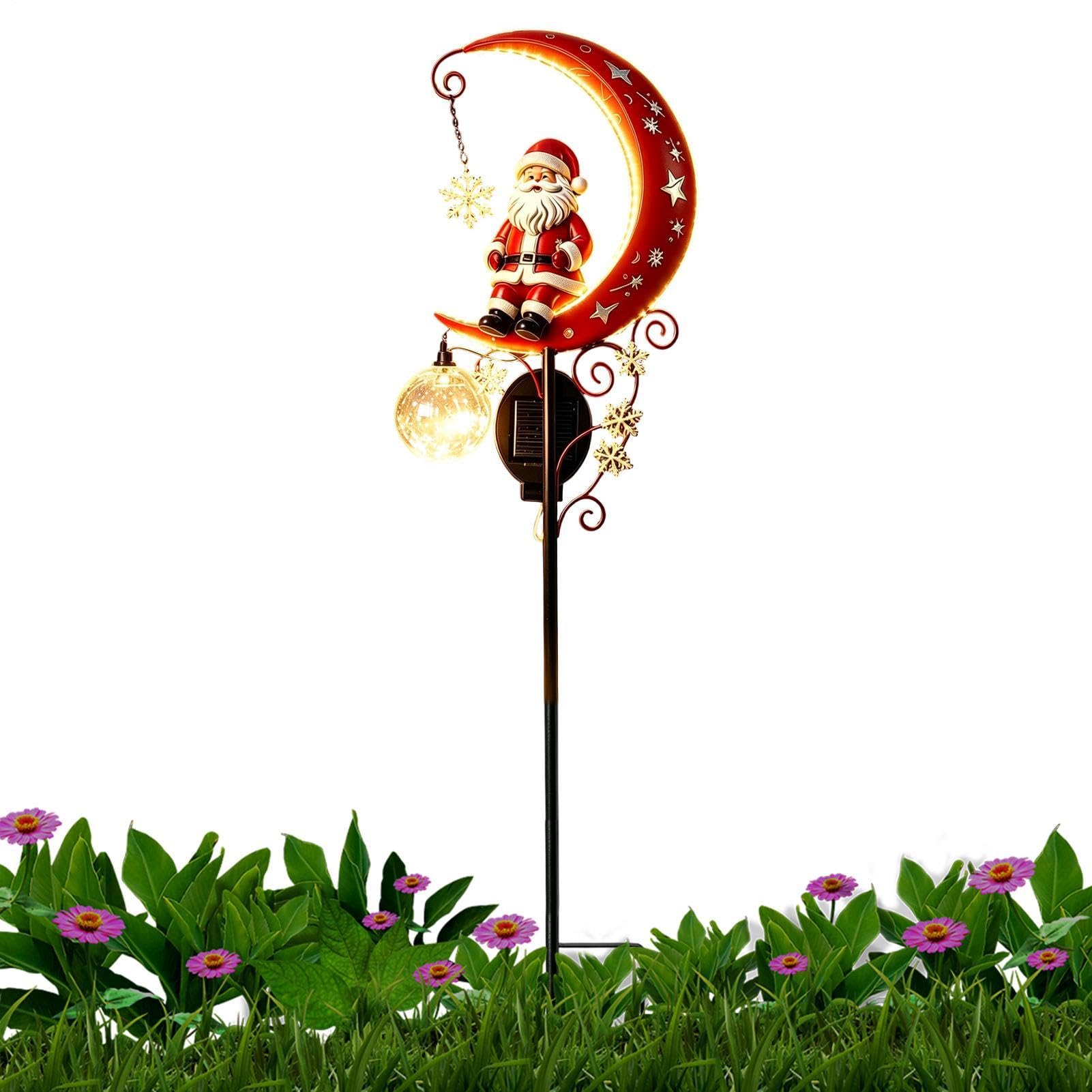 Generico Da Giardino Decorazioni Natalizie Impermeabili con Luna