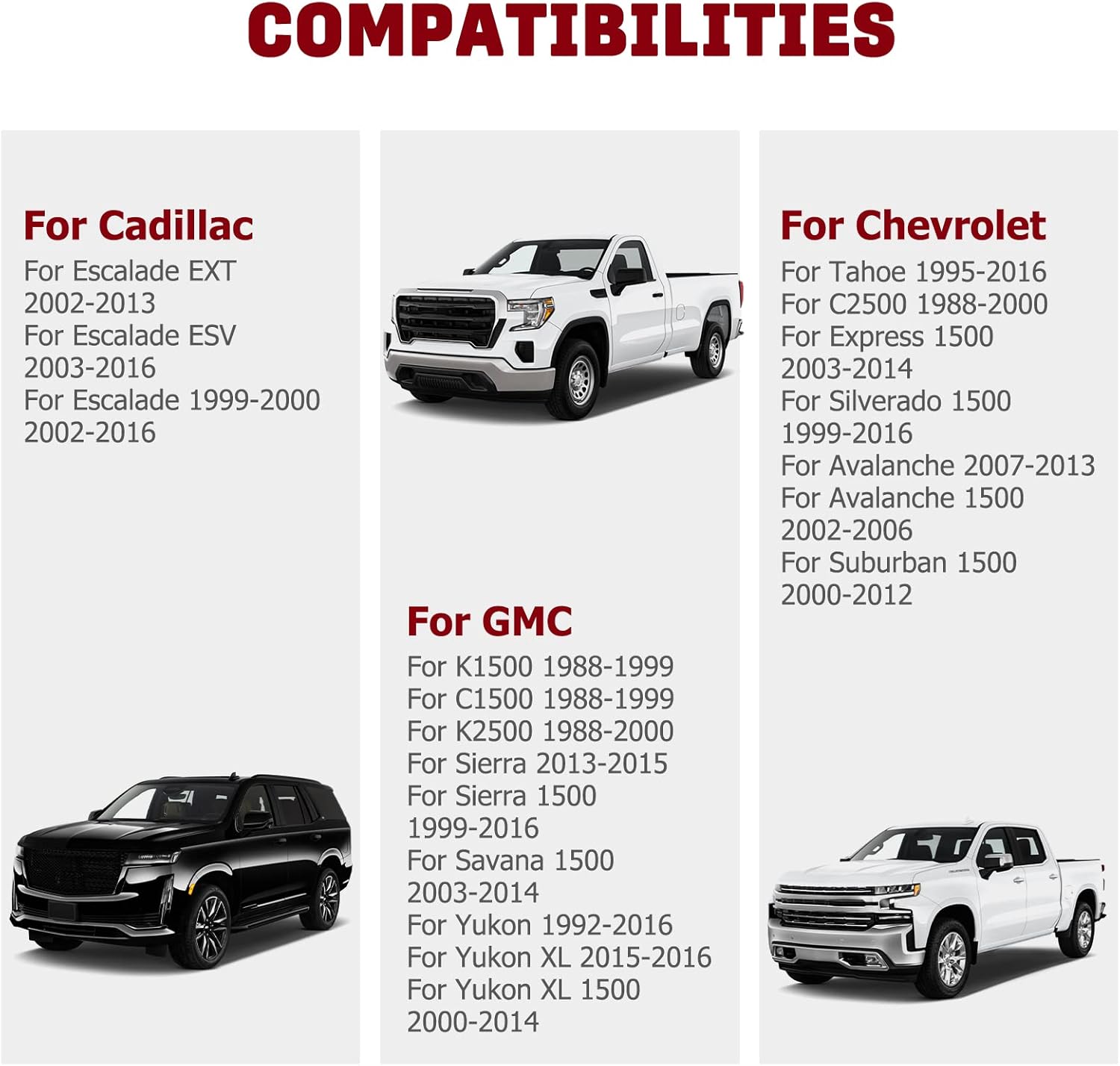 2pc Hubcentric Wheel Spacers 6 Lug,2" Wheel Spacers 6x5.5/6x139.7mm with M14x1.5 Studs for Che-vy Express Silverado 1500 Suburban Tahoe,forG-M-C Savana Sierra Yukon 1500