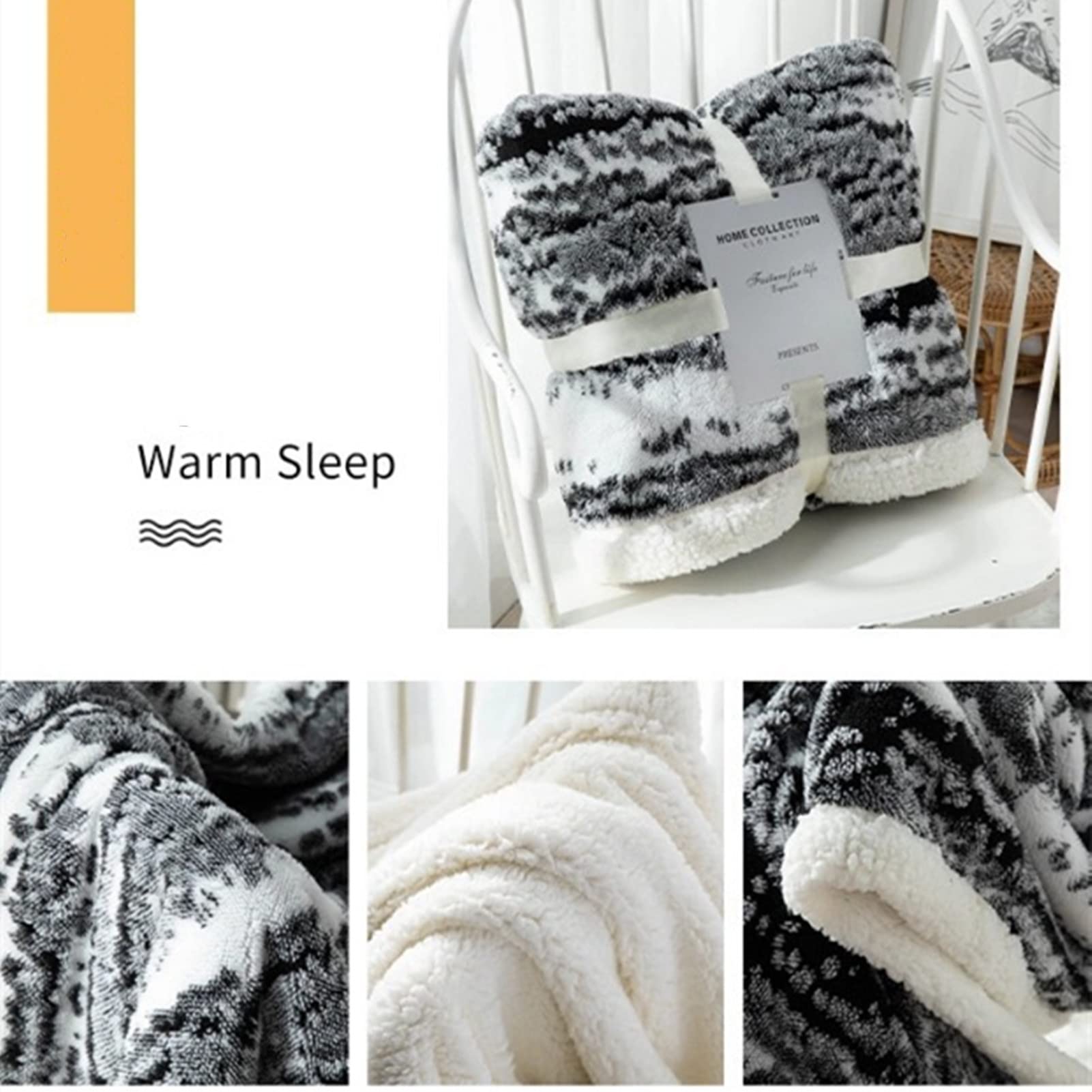 Sobrecama Manta Sherpa Franela Reversible, Manta Polar Pequeña para, Manta Felpa De Sofá, 100% Microfibra, Suave, Caliente, Transpirable para Invierno (Negro,180 * 200CM)