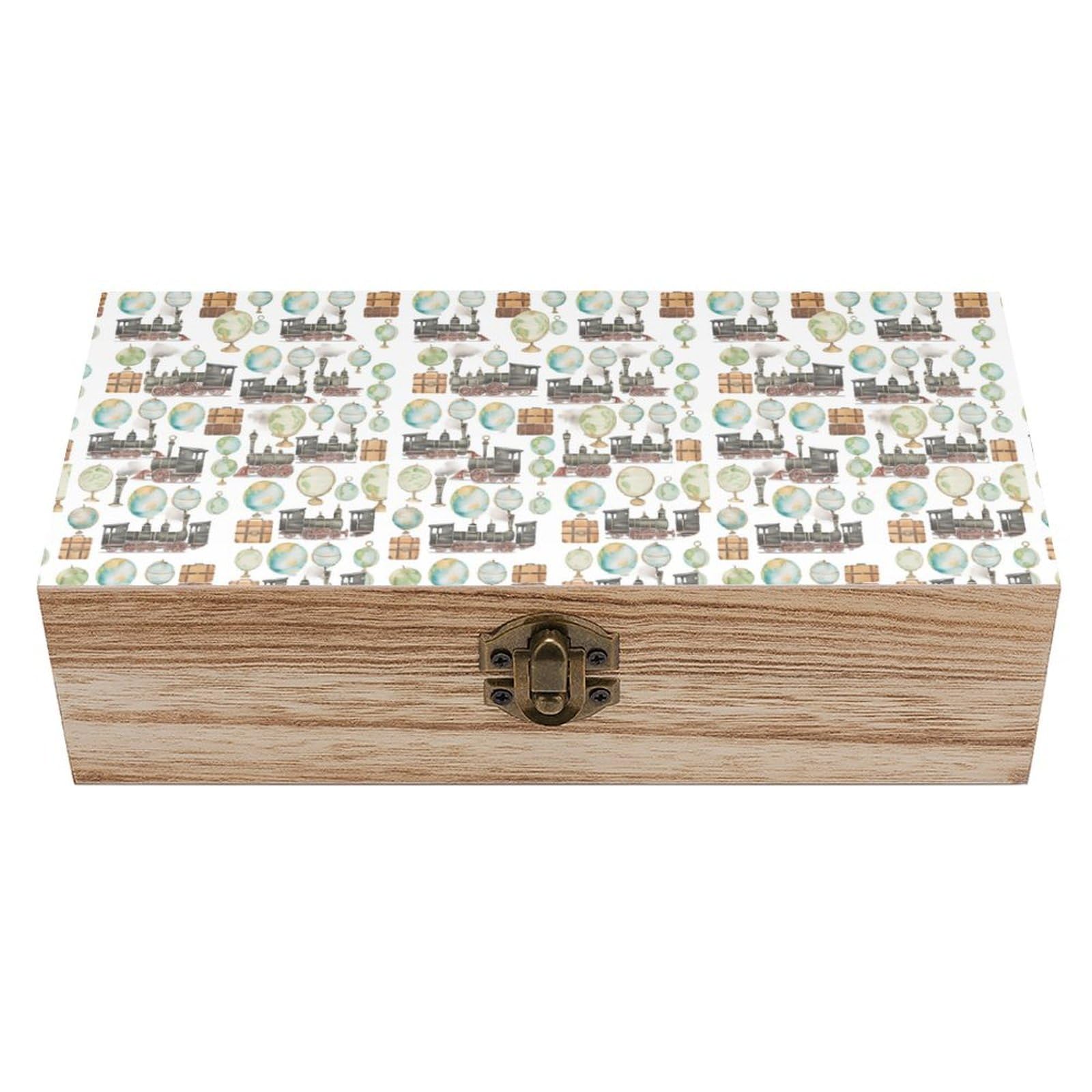 HLBSDM World Trade Wooden Storage Vintage Keepsake Decorative Boxs
