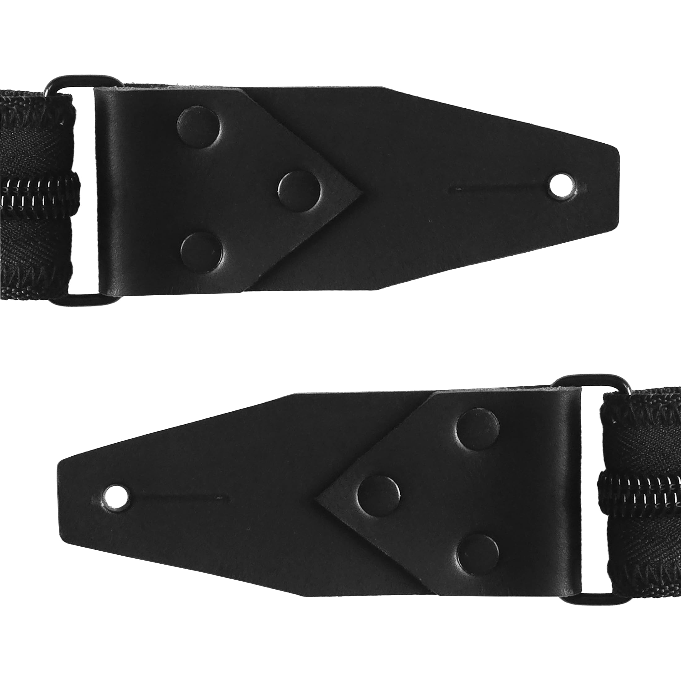 BigBo Ultra Black tracolla per chitarra, Rock, Gotico, Tracolla per cerniera, Tracolla in metallo pesante, Rock gear