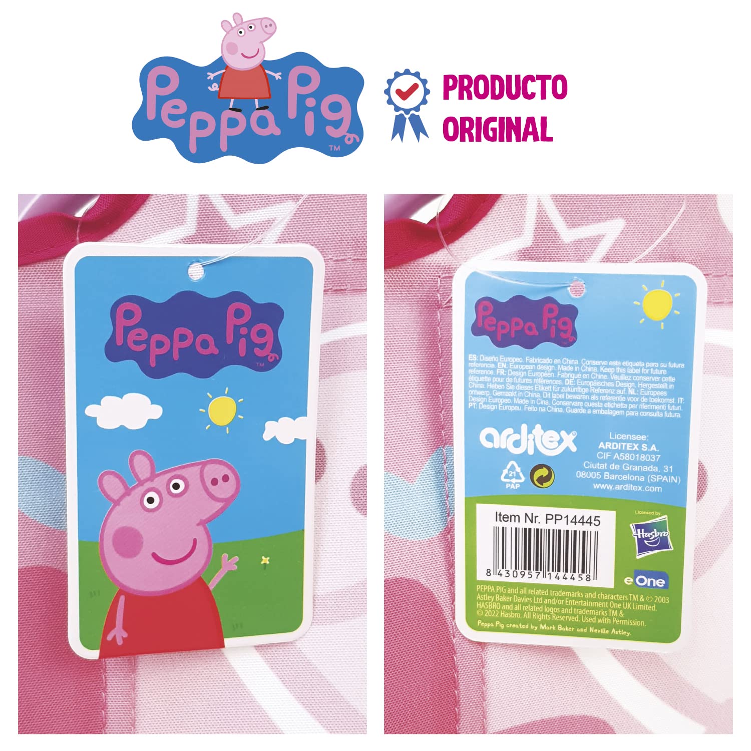 Chaise pliante avec accoudoirs - Peppa Pig