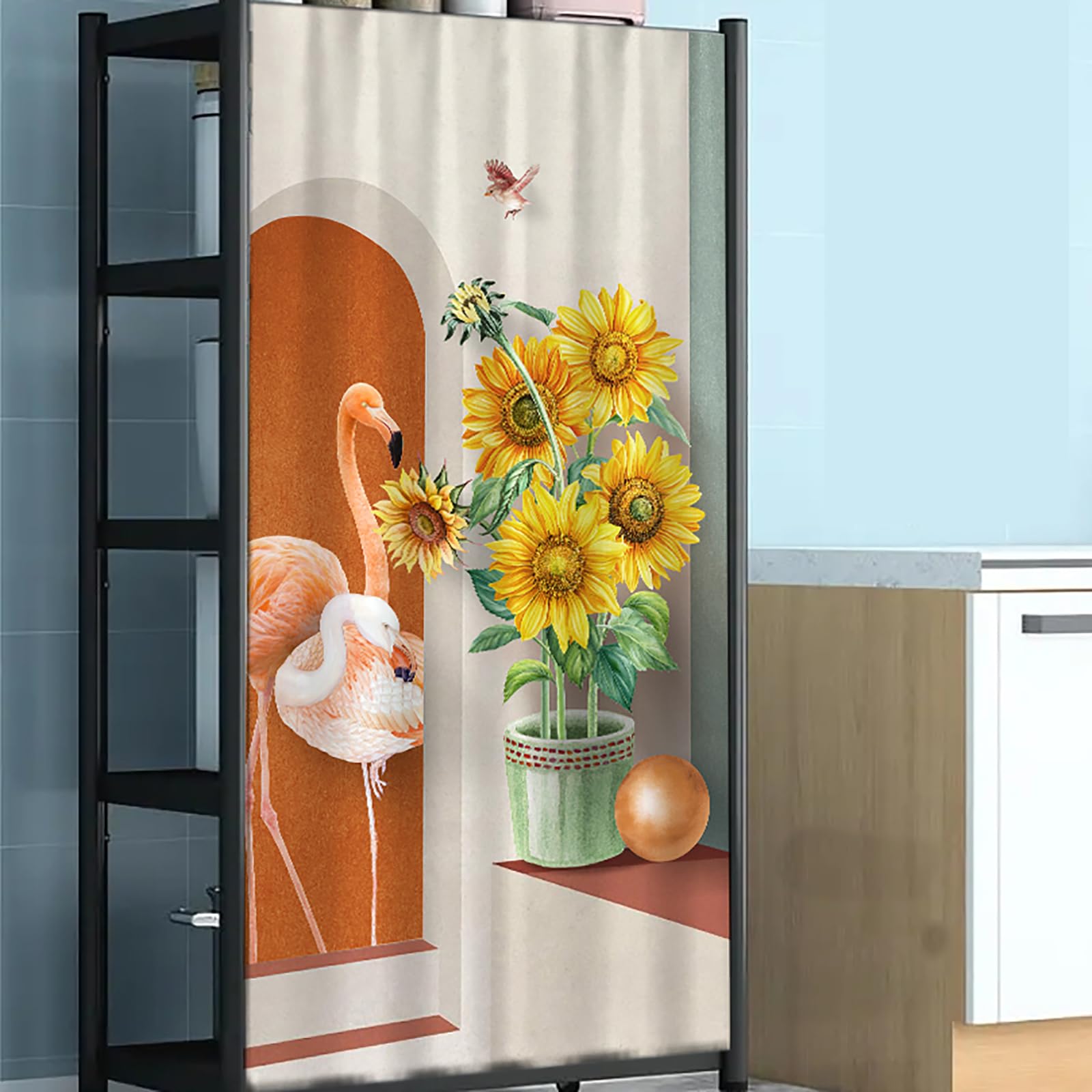 RobustWeg Kitchen Curtains,cupboard Curtain Kitchen,Short Curtains,easy To Install And Slide,easy To Clean,good Air Permeability,protects Your Privacy,for Your Study Room/bedroom/living Room/balcony