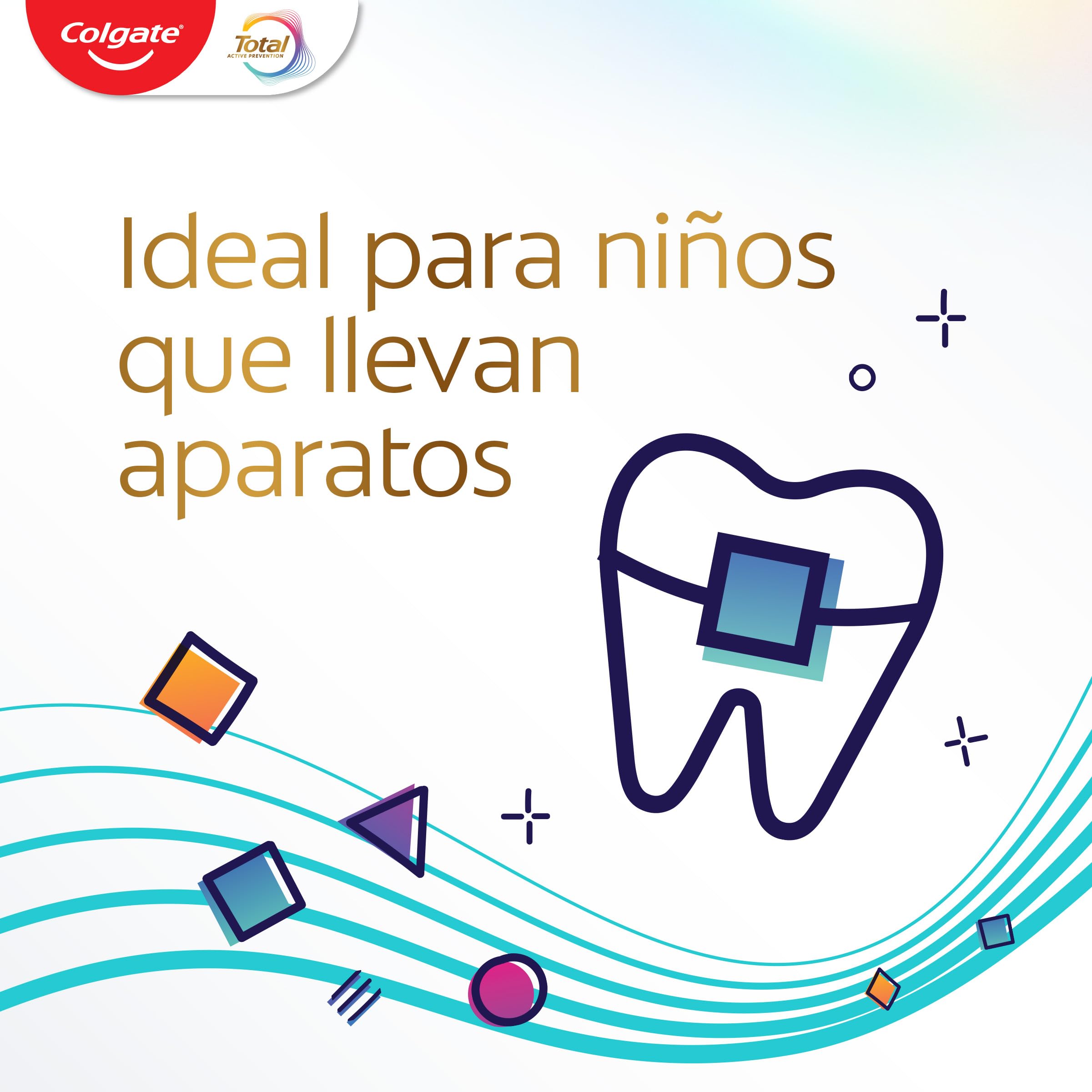 Colgate Total Junior | Children's Toothpaste | Complete Protection | Contains Fluoride | Anticaries Protection | Antibacterial Ingredients | Recyclable Product | Pack 12 Units x 50 ml