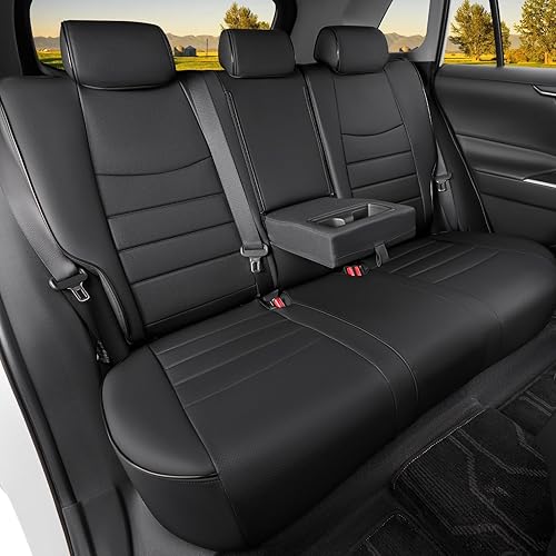 Miniatura 3 de HKZ Juego de fundas de asiento de automóvil para Toyota RAV4 2019 2020 2021 2022 2023 2024 2025 modelo de gasolina LE, XLE, XLE Premium, Limited,
