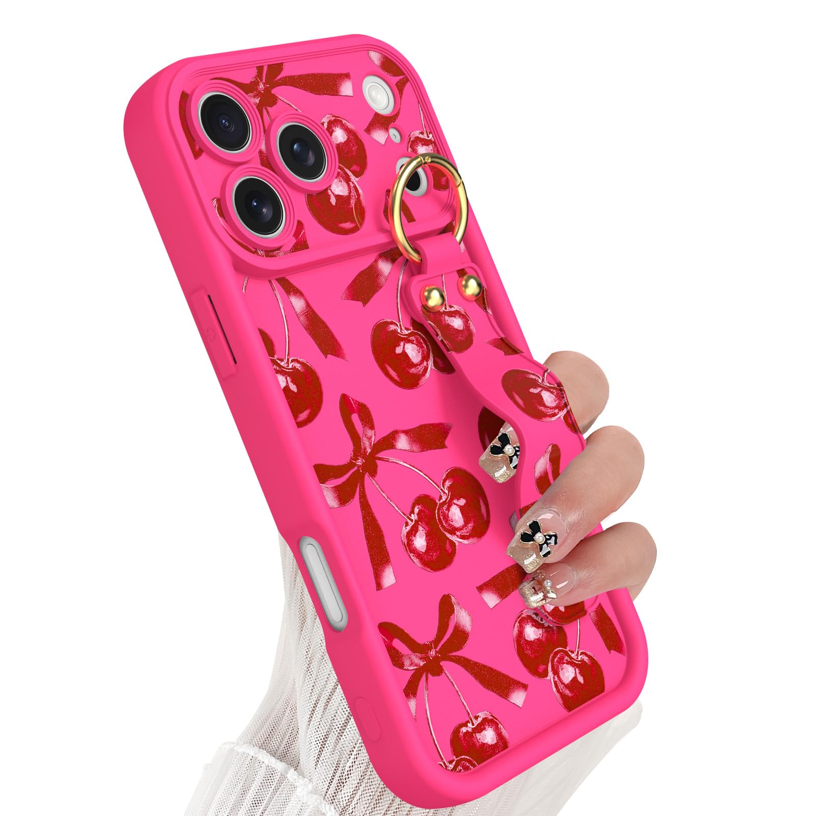 Amazon.com: Jefonha Cute for iPhone 17 Pro Max Case with Strap