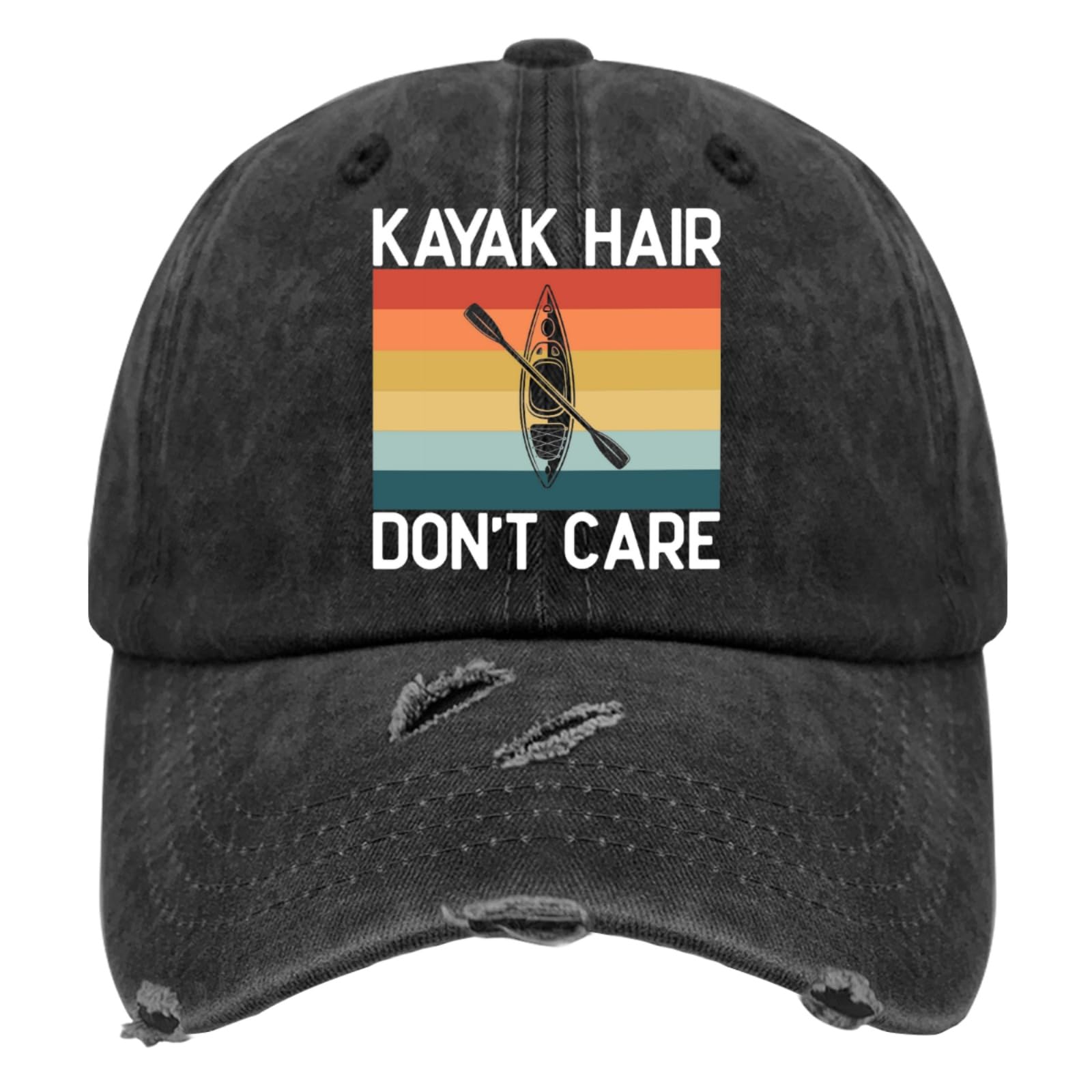 EASIPACK Kayak Hair Don't Care Hats Woman Hat AllBlack Black Hats for Men Gifts for Men Summer Hats