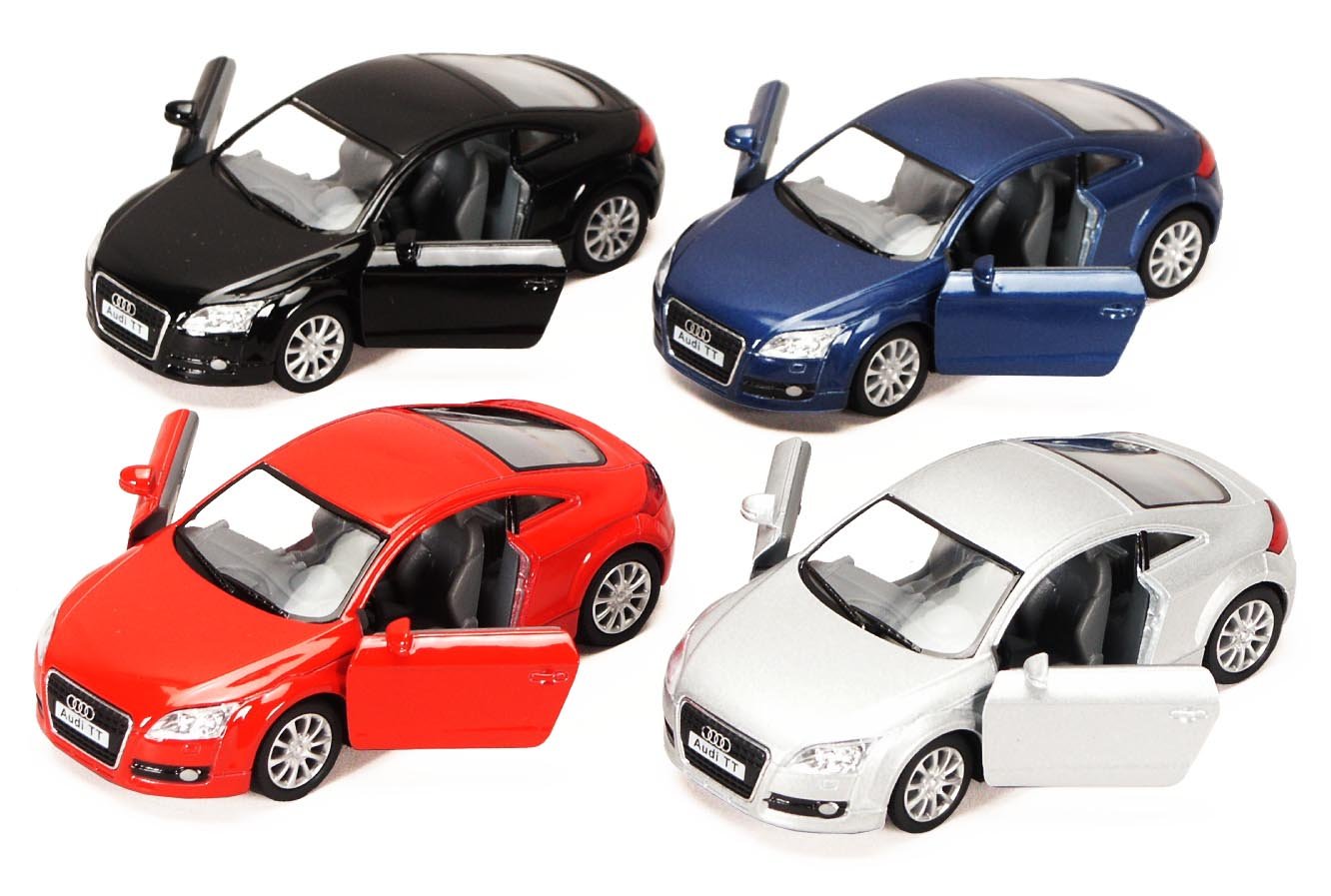 KiNSMART2008 Audi TT Coupe, Set of 4 5335D - 1/32 Scale Diecast Model Toy Cars