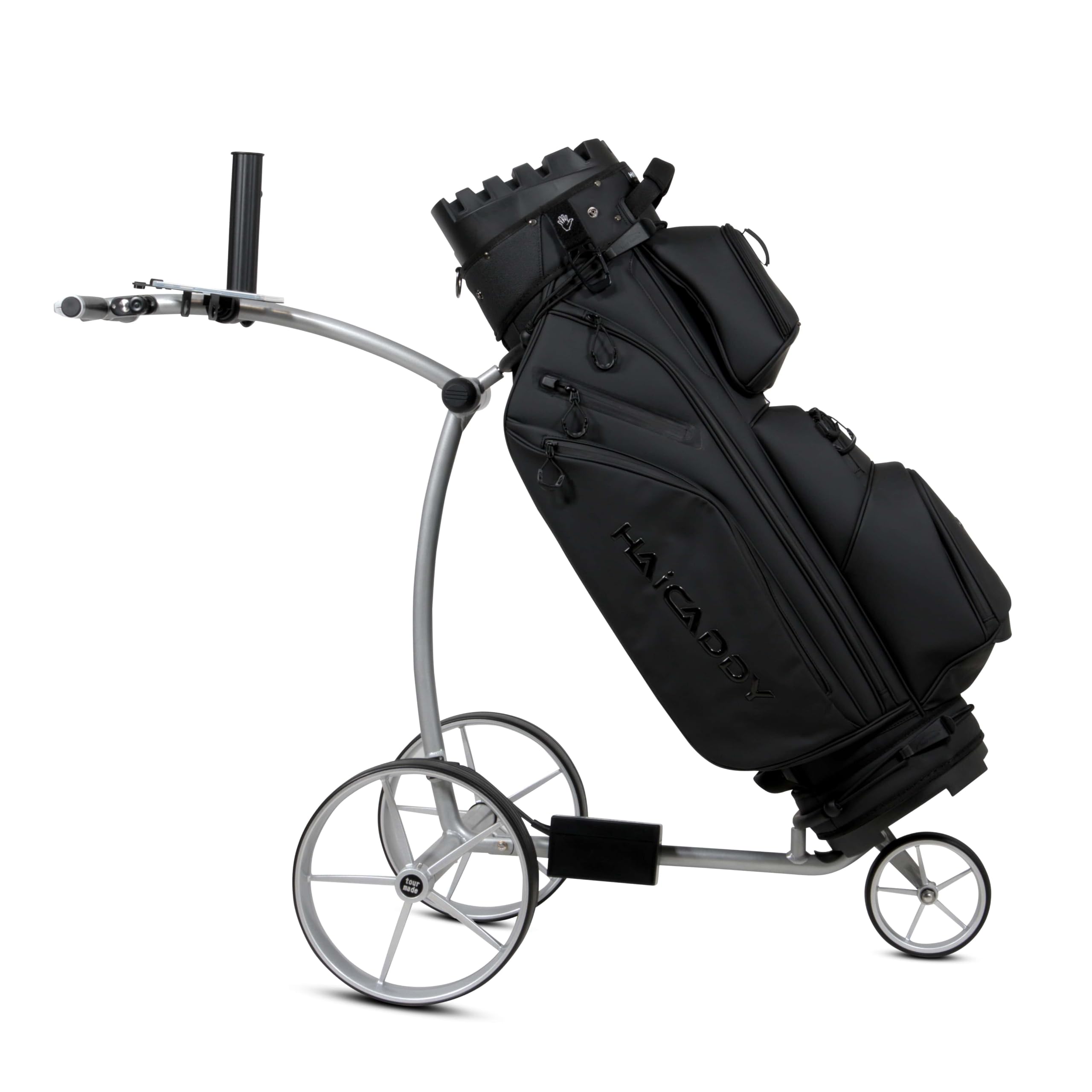 tour-made RT-670 / 670S Chariot de Golf électrique I Seul. 5,5 kg I Frein de stationnement et la dernière Technologie I pour terrains montagneux I Nouveau I Qualité Allemande