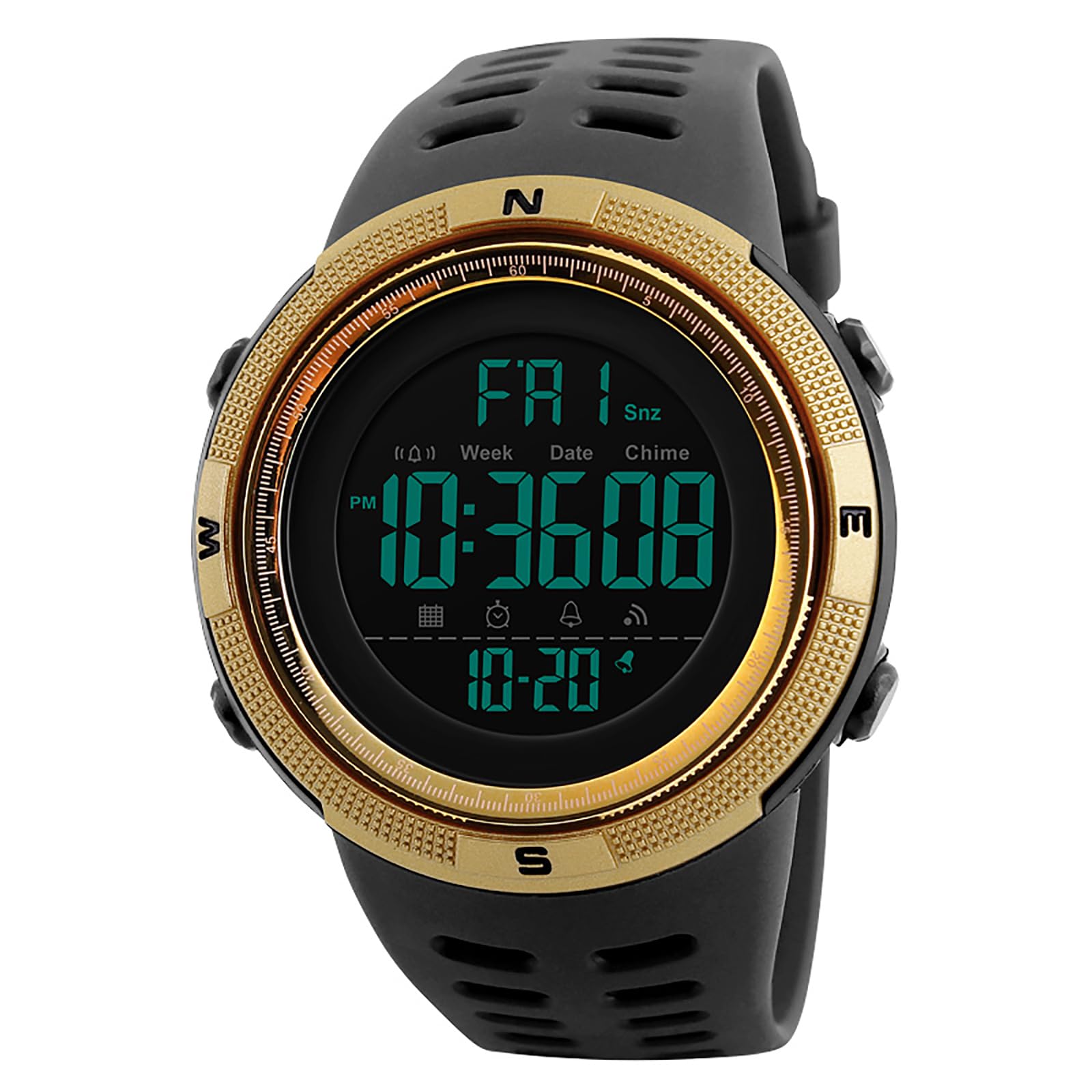 JewelryWe Herrenuhr Edelstahl Dreieckige Uhren: 30m Wasserdi