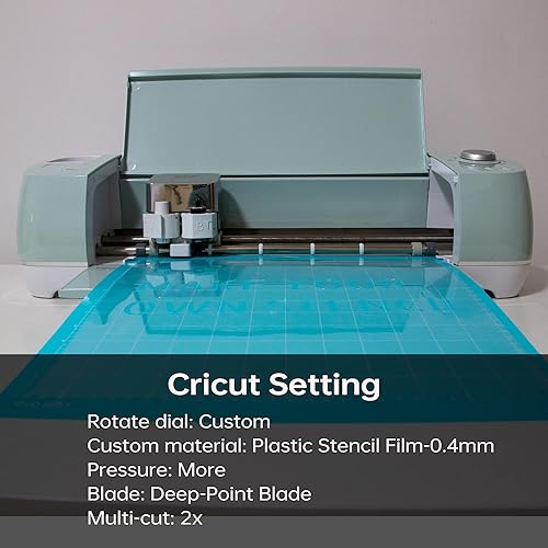 Miniatura 5 de Hoja de plantilla de Mylar en blanco de 0.276in (10 unidades), hojas de plástico transparente de 12 x 12 pulgadas, hojas de acetato para