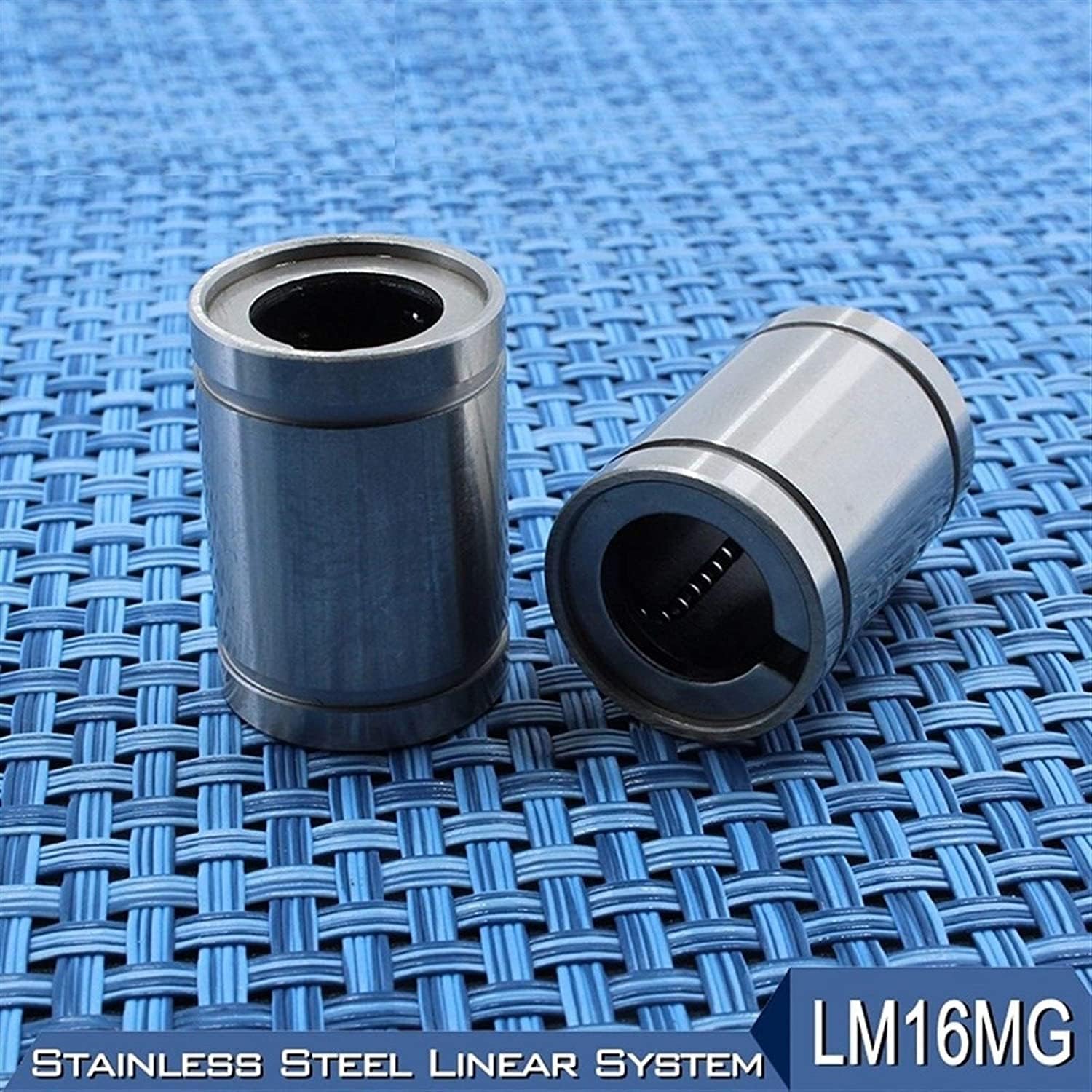 LM16MG LMS16UU Linear Ball Bearings 16x28x37mm 1 PC Stainless Steel Resin Retainer Linear Bushing Shaft 16MM LMS16 MG Bearing Precision Linear Bearings
