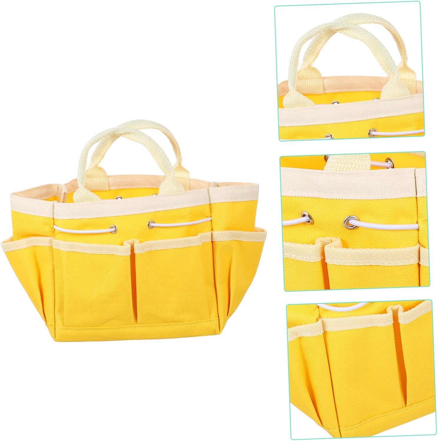 Cloth Oxford Pockets with Yellow Bag Multiple Storage Tool Garden image 4