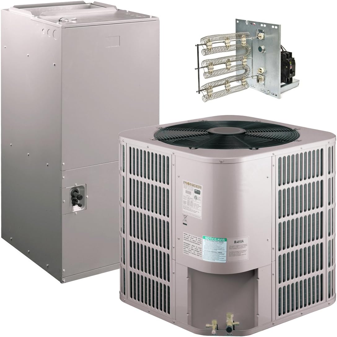 PIONEER Air Conditioner Pioneer Inverter Ducted Central Split System Air Conditioner Heat Pump Full Set, 36000 BTU - 3 Ton
