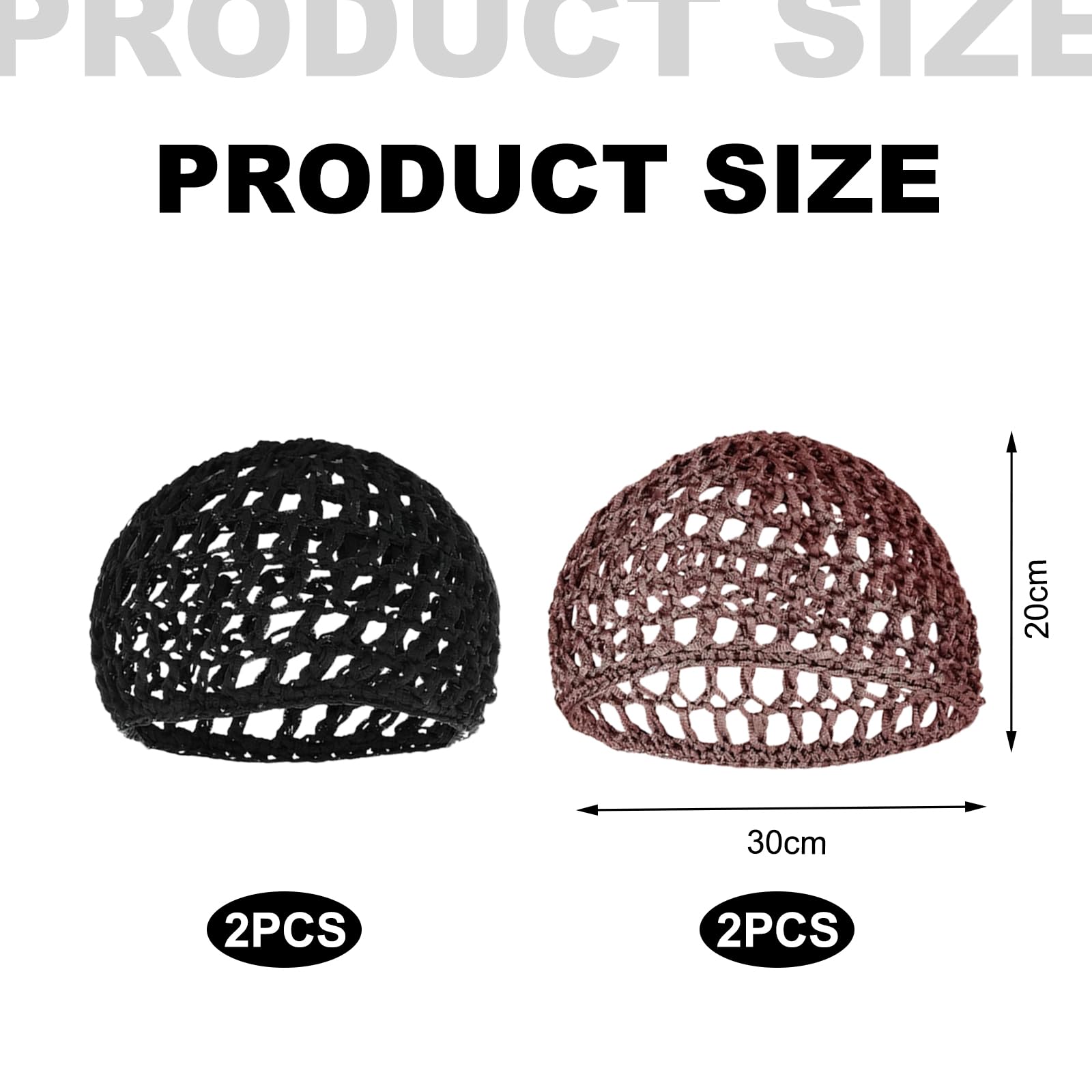 Kighdel Hair Nets for Women for Sleeping 4 PCS Tubi Hair Wrap Keep Curls Intact & Tangle-Free,Breathable & Hypoallergenic,Accessory for Sleeping - Image 2