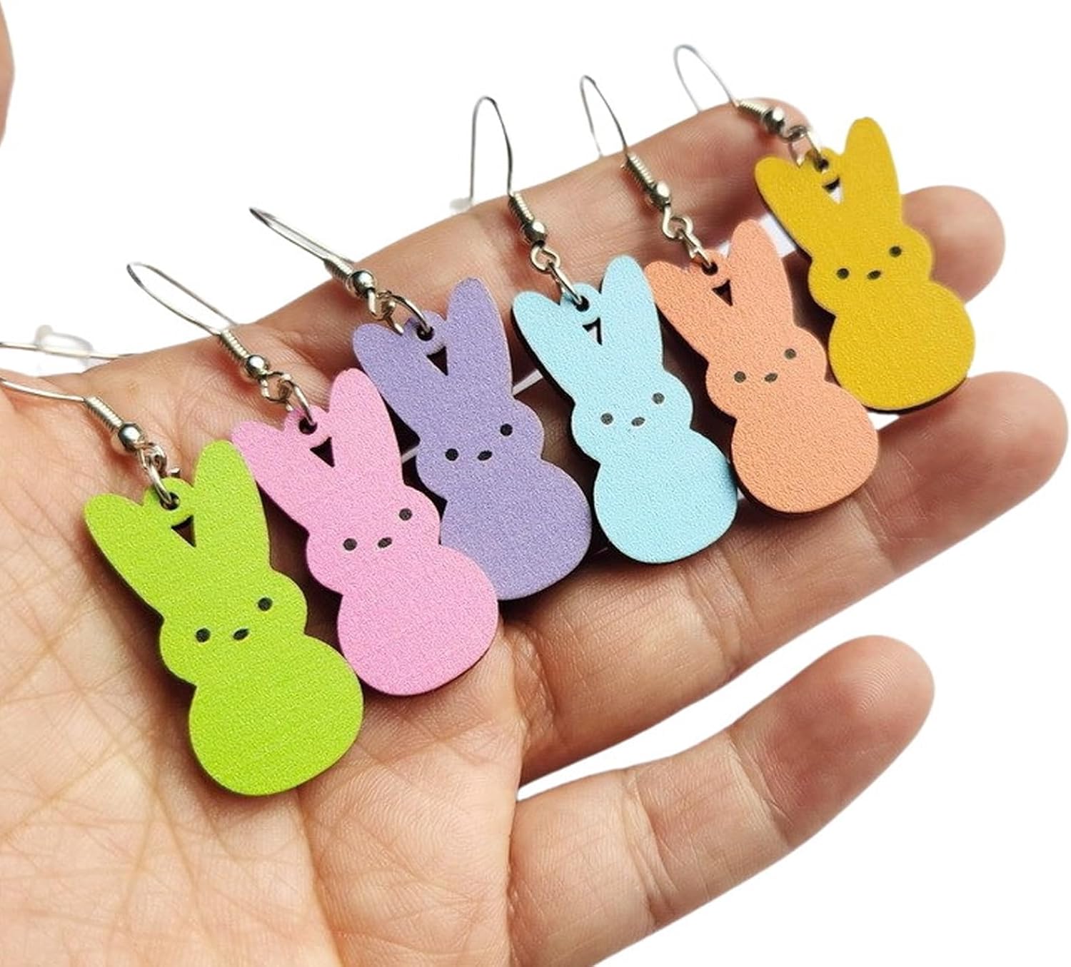 Easter Basket Essentials Stuffers Easter Bunny Dangle Earrings Spring Rabbit Egg Stud Earrings Jewelry Dresses Outfit Accessories Gifts - Image 4