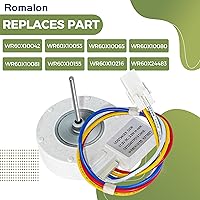 Vista 3 de Romalon WR60X10209 Pieza de repuesto del motor del ventilador del condensador del refrigerador apto para refrigeradores G-E de punto caliente que