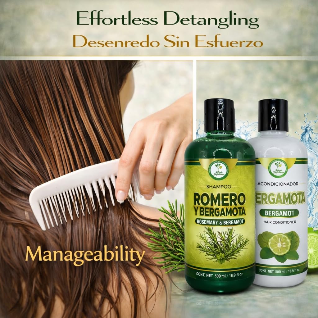Amazon.com : Romero & Bergamota (Rosemary & Bergamot)Shampoo and