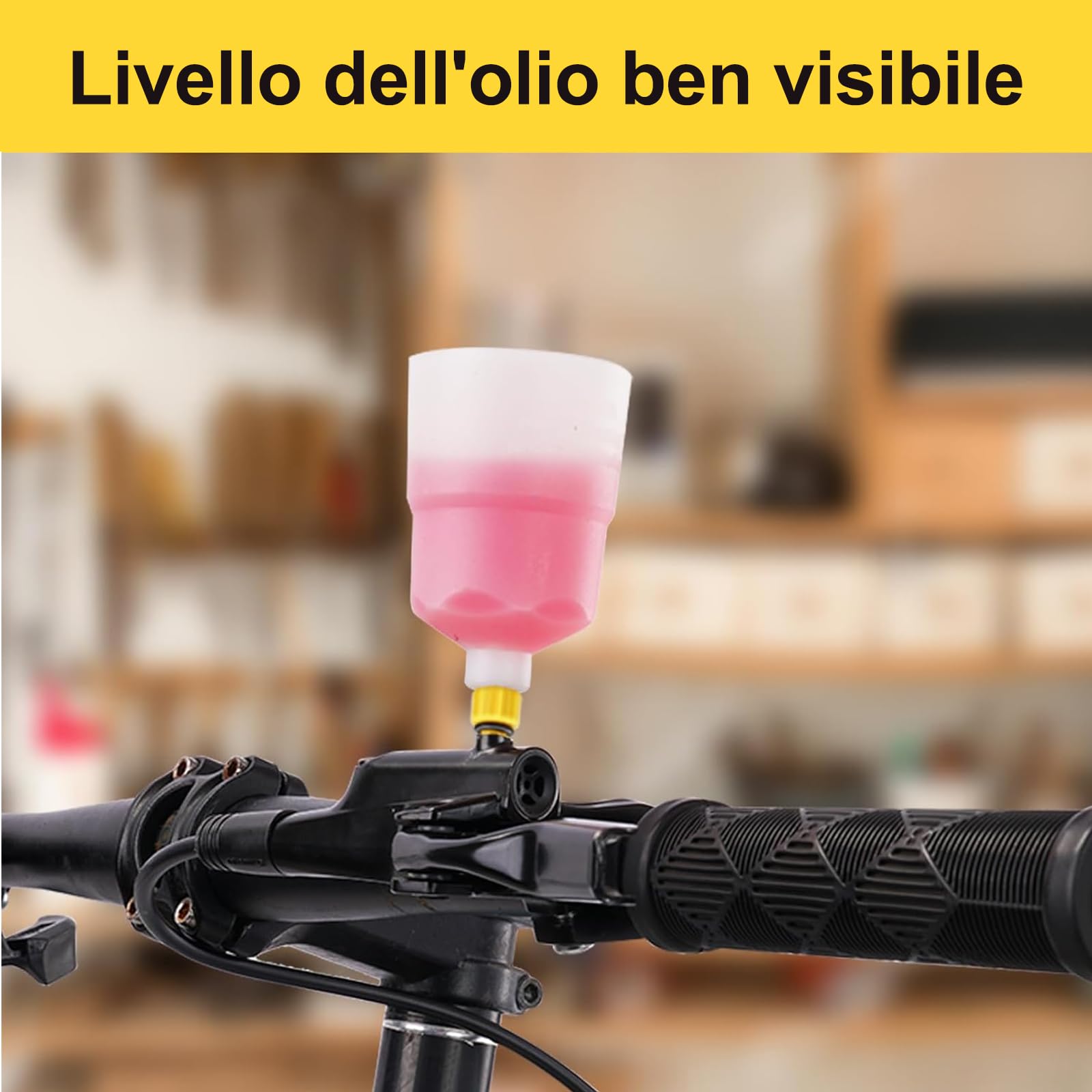 cycletour Kit Spurgo Freni per Shimano, TEKTRO, TRP Freni Idraulici. Include Liquido Freni Minerale per Freni e Istruzioni per l'uso