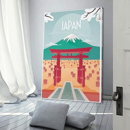 Miniatura 3 de Japanese Poster Japanese Primer Mount Fuji Afiche Art Mural Japanese Decorative Mount Fuji Printed M Canvas Art Poster And Wall Art Picture Print