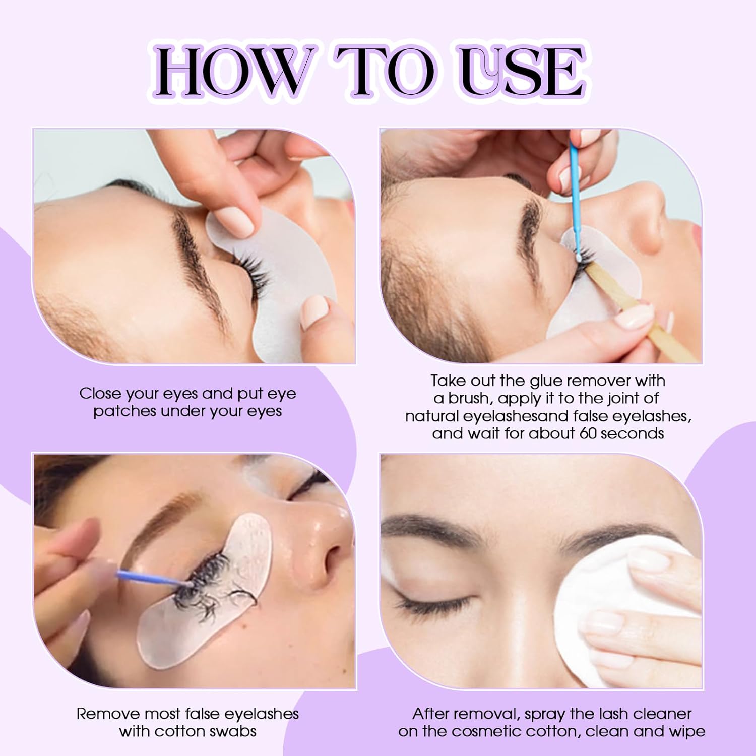 Lash Remover for Lash Extensions Low Irritation 10g Cream Glue-Remover Professional Fast Sensitive Skin Dissolution Lash Extension Remover By WENDY LASHES（Rose,10g）