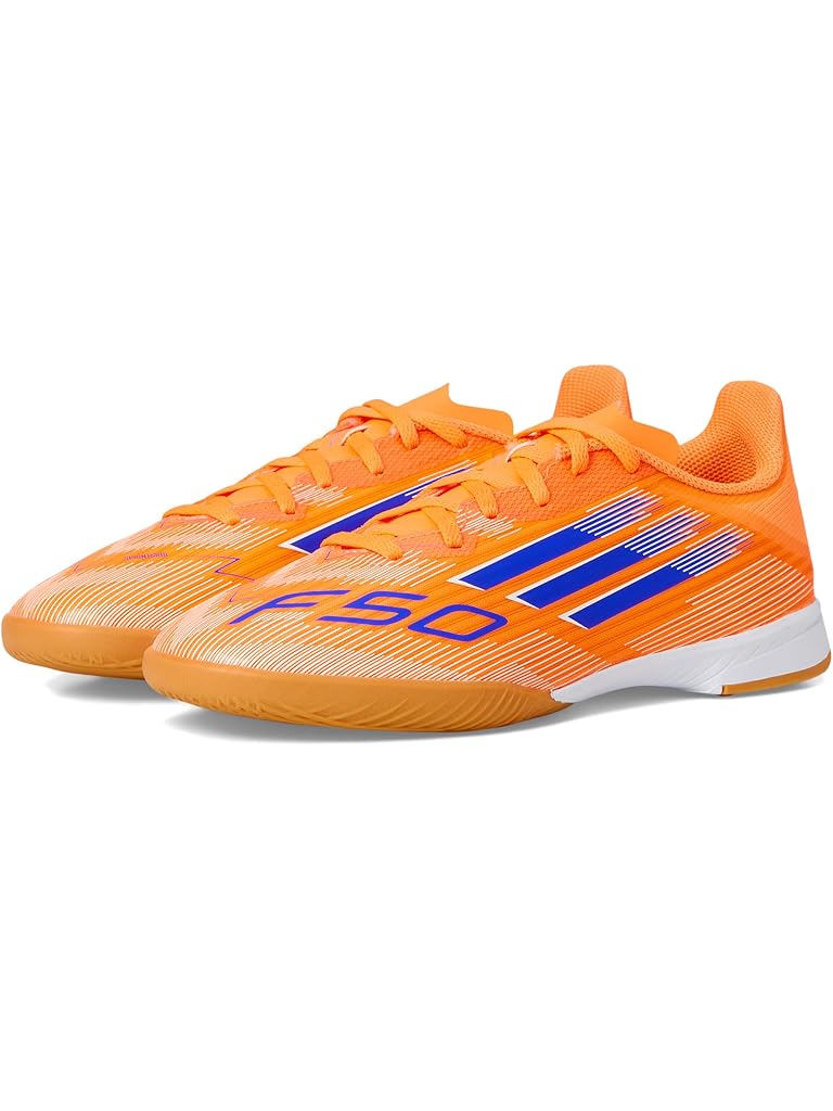 Orange adidas F50 League Indoor Cleats (Little Kid/Big Kid)
