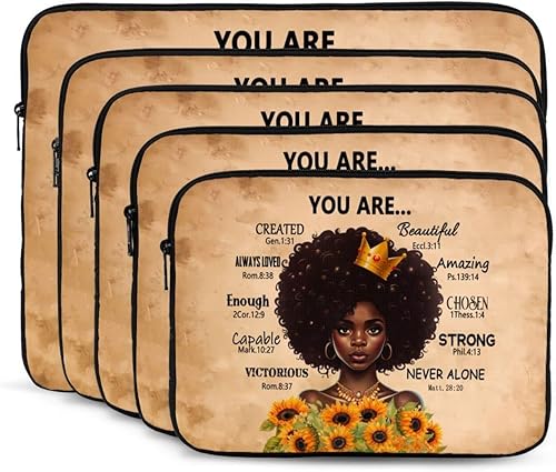 Miniatura 2 de Funda para laptop de 13 pulgadas para mujer, resistente a los impactos, resistente, antivibración, ligera, bolsa de piel de computadora, funda de