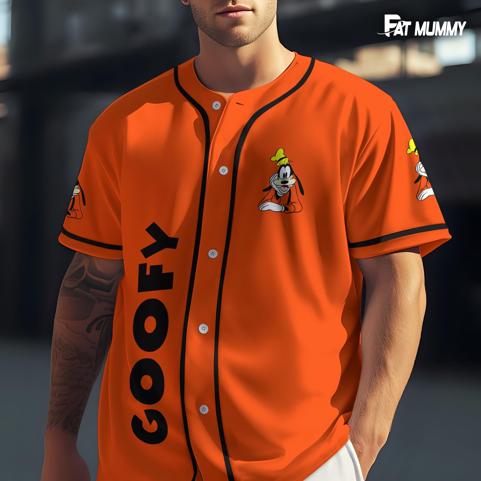 XXME Casual Funny Character Baseball Jersey, Baseball Jersey for Cartoon Movie Lover, Small