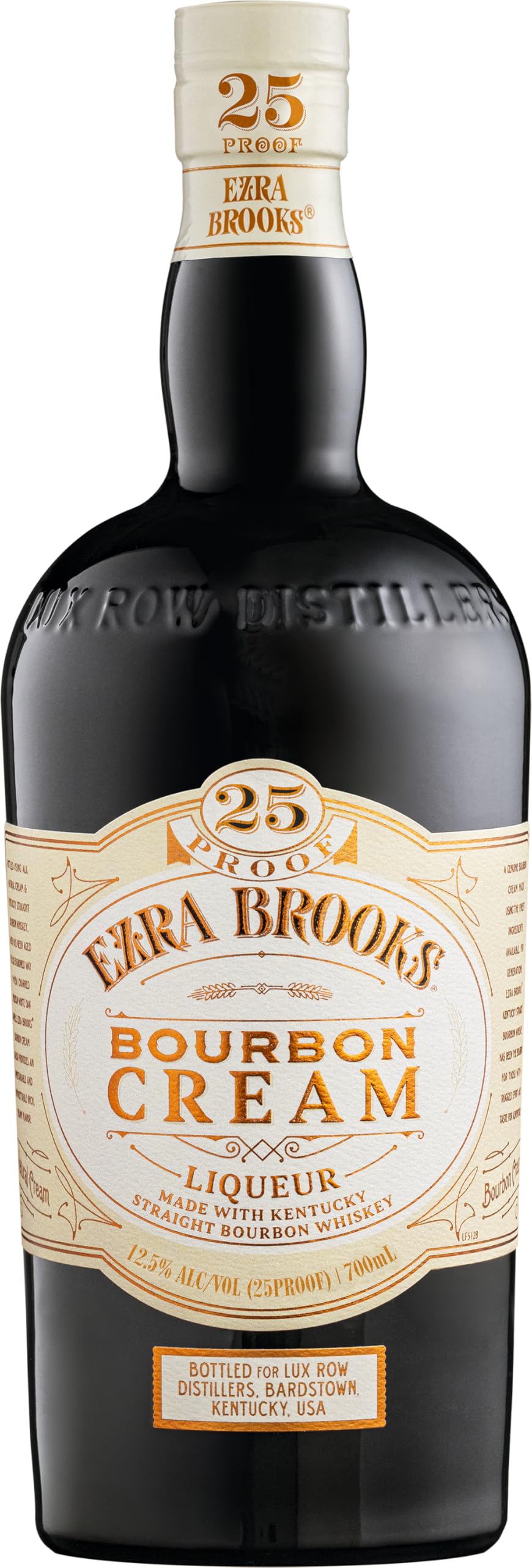 Ezra Brooks Bourbon Cream Liqueur, authentic bourbon cream with an unforgettable rich flavor, ABV 12.5%, 700ml