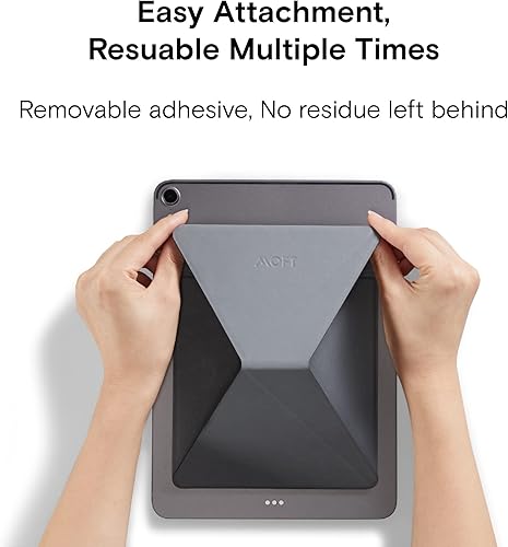 Miniatura 4 de MOFT Soporte adhesivo para tablet, soporte invisible delgado para iPad, diseño ajustable y plegable, compatible con tabletas de hasta 7.9-9.7