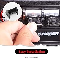 Vista 4 de RT-TCZ Interruptor de navegación de control de consola central de fibra de carbono, decoración de cubierta de interruptor de navegación, accesorios