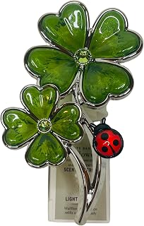 Bath and Body Works Lucky Clover Shamrock Lady Bug Adjustable Wallflowers Scent Control Fragrance Nightlight Plug