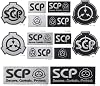 OYSTERBOY 14pcs Assorted Size Thread Embroidered Tactical Hook and Look Backed Patch SCP Containment Procedures Foundation Secure Contain Protect