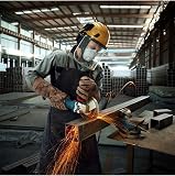 Bosch Professional Angle Grinder GWS 12-125 (disc Diameter: 125 mm, Power 1200 W, Restart Protection, incl. Auxiliary Anti-Vibration Grip, Two-Hole Wrench) - 4