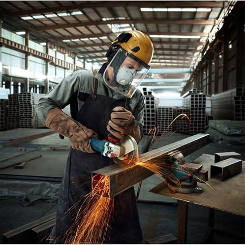 Bosch Professional Angle Grinder GWS 12-125 (disc Diameter: 125 mm, Power 1200 W, Restart Protection, incl. Auxiliary Anti-Vibration Grip, Two-Hole Wrench) - 4