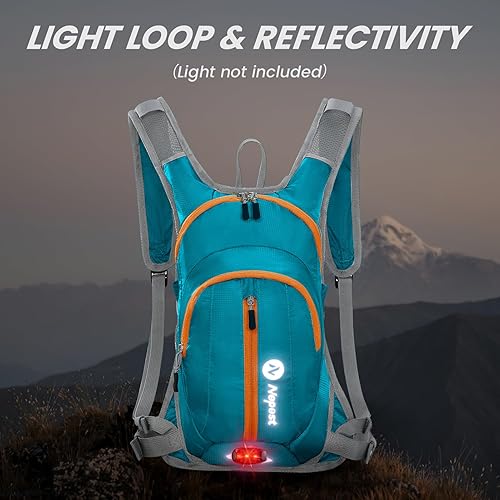 Miniatura 5 de Nepest Hydration Pack Backpack for Women & Men, Lightweight Water Backpack with 2L Water Bladder for Hiking Cycling Running Biking