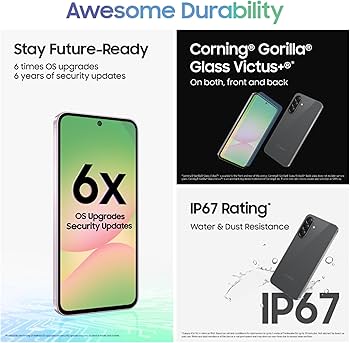 Samsung Galaxy A56 5G (Awesome Graphite, 8GB, 256GB) | Metal Frame