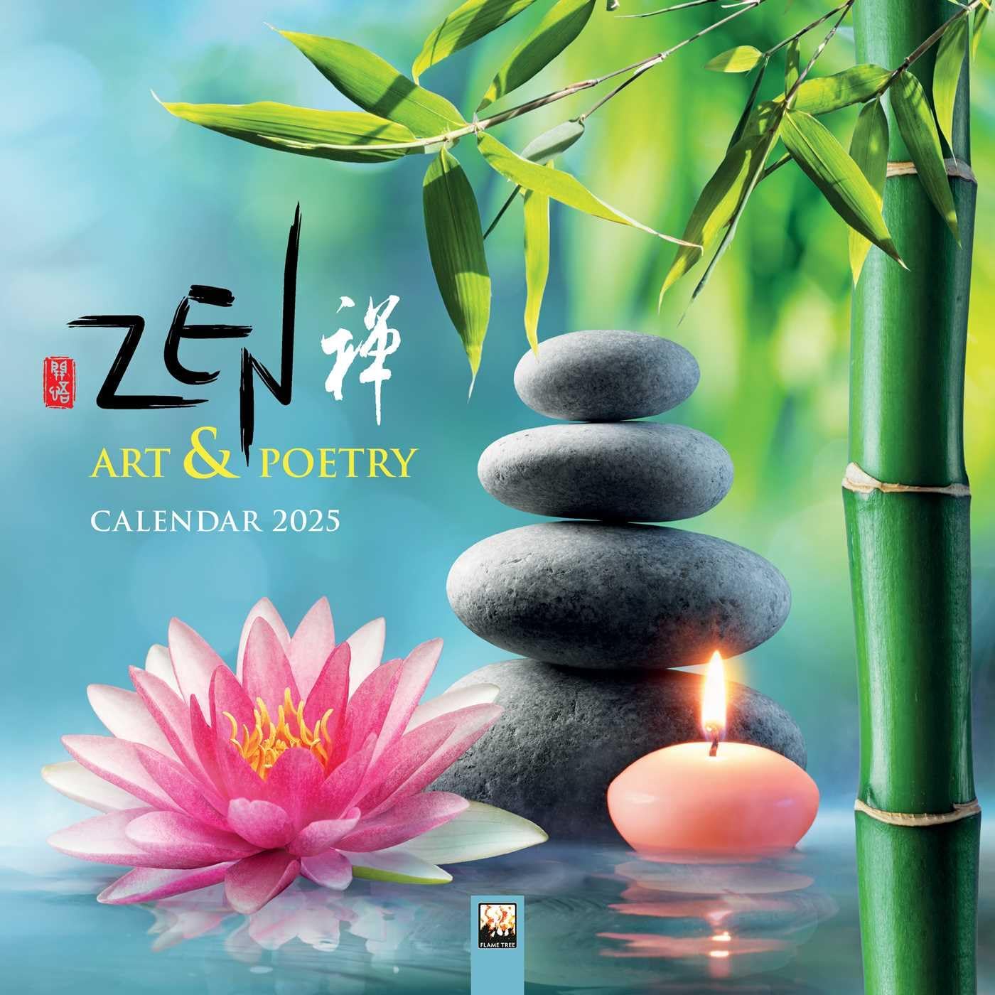Zen Art & Poetry Wall Calendar 2025: Art Calendar
