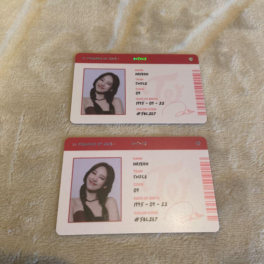 ナヨン  I.D.カード TWICE2 IDカード ナヨン - メルカリ